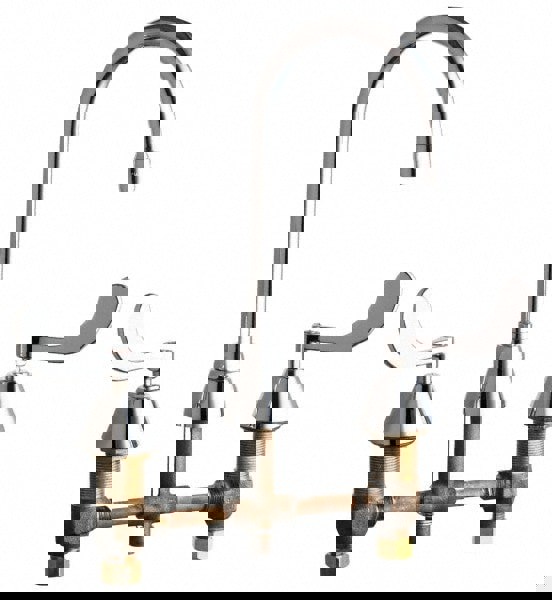 Wrist Blade Handle, Wide Spread Bathroom Faucet